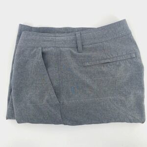 Hang Ten Men's Walk Casual Preppy Chino Dress Shorts Size 36 Zip Pockets Gray